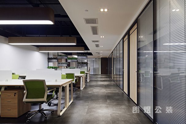 現代簡約辦公空間吊頂裝修效果圖欣賞