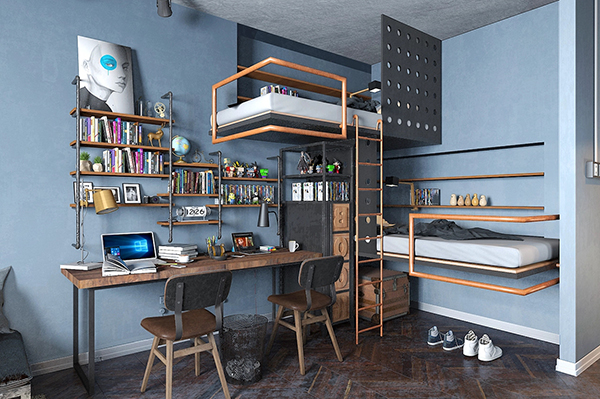 工業(yè)風(fēng)適合廠房宿舍裝修嗎？來看裝修公