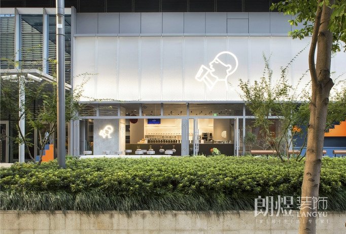 奶茶店外觀(guān)裝飾效果圖