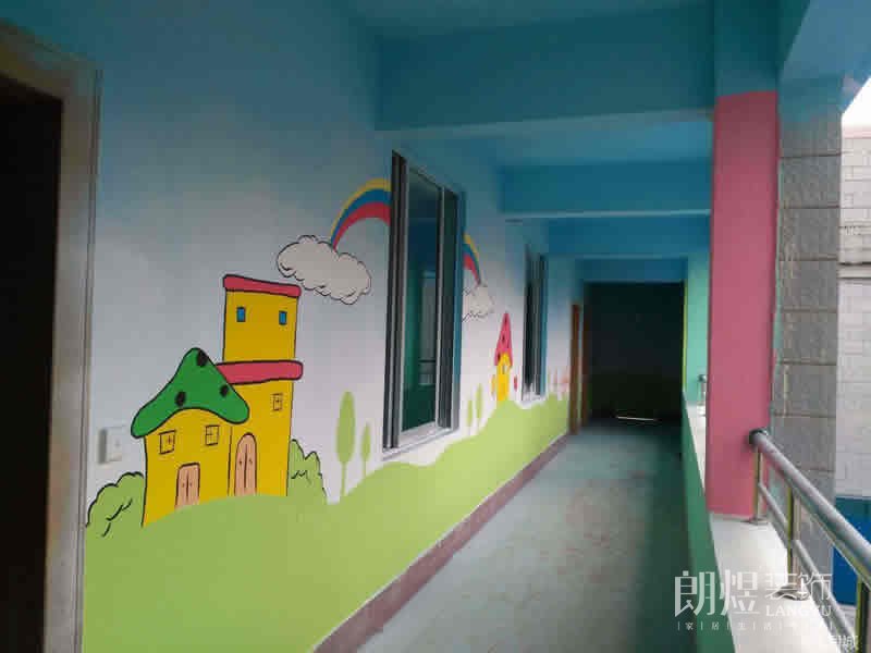 幼兒園校園走廊壁畫(huà)效果圖