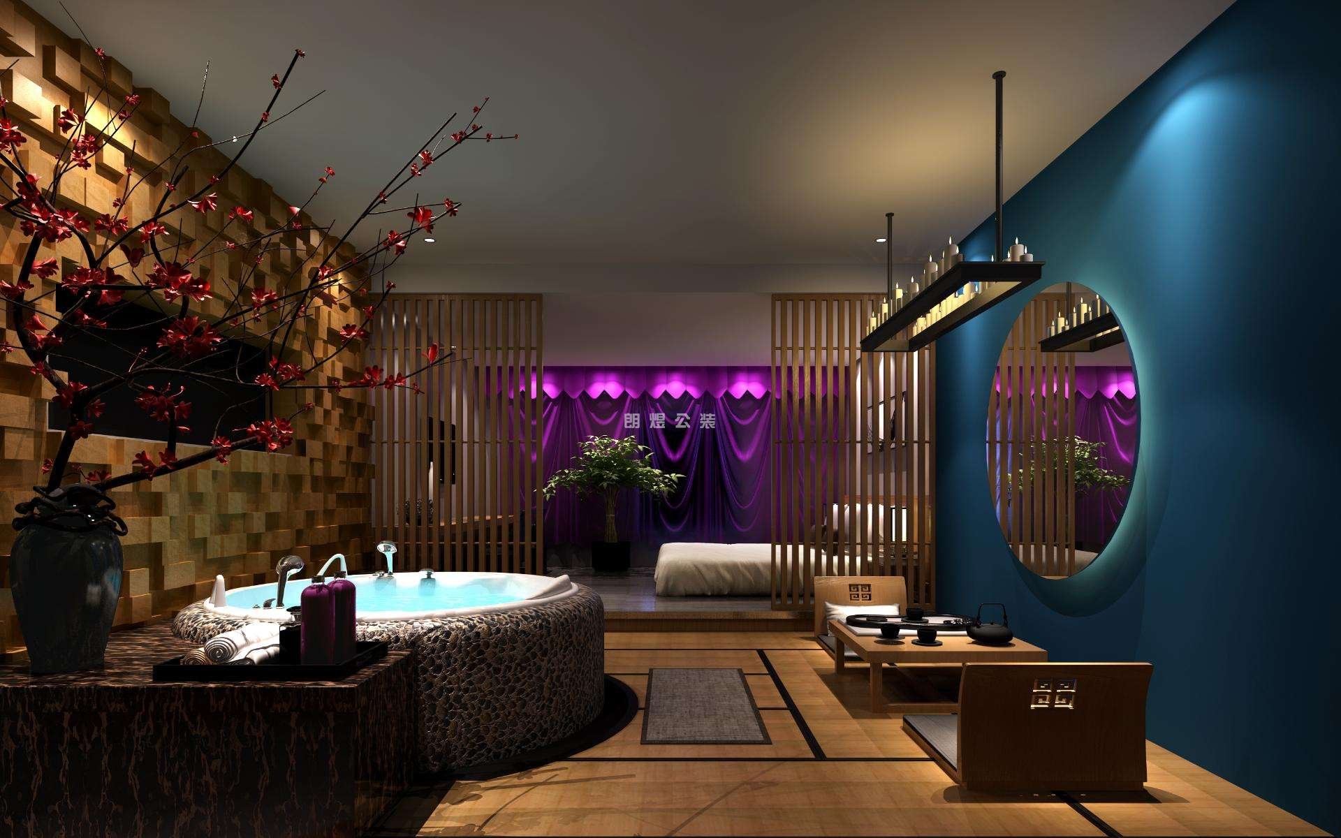 主題酒店客房背景墻設(shè)計風格