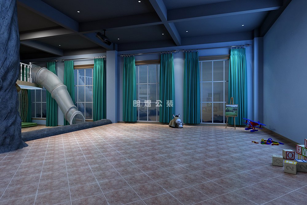 少兒早教培訓機構(gòu)大廳裝修設計效果圖