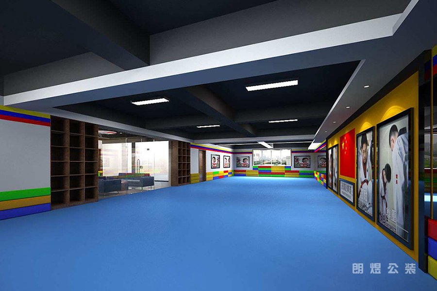 高檔跆拳道館設(shè)計(jì)效果圖