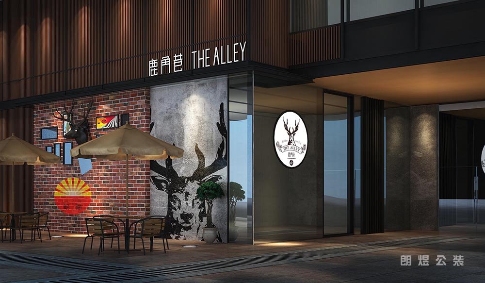 品牌奶茶店裝修設(shè)計效果圖