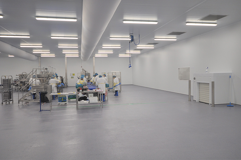 食品廠房檢驗(yàn)室、包裝間裝修效果