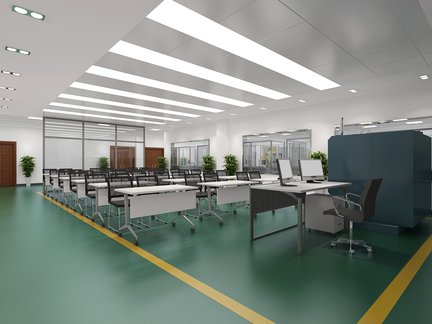 園區(qū)廠(chǎng)房辦公樓裝修設(shè)計(jì)效果圖