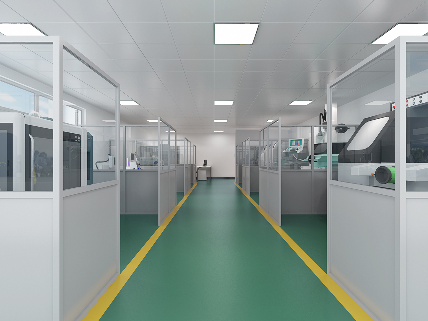 園區(qū)廠(chǎng)房辦公樓裝修設(shè)計(jì)效果圖