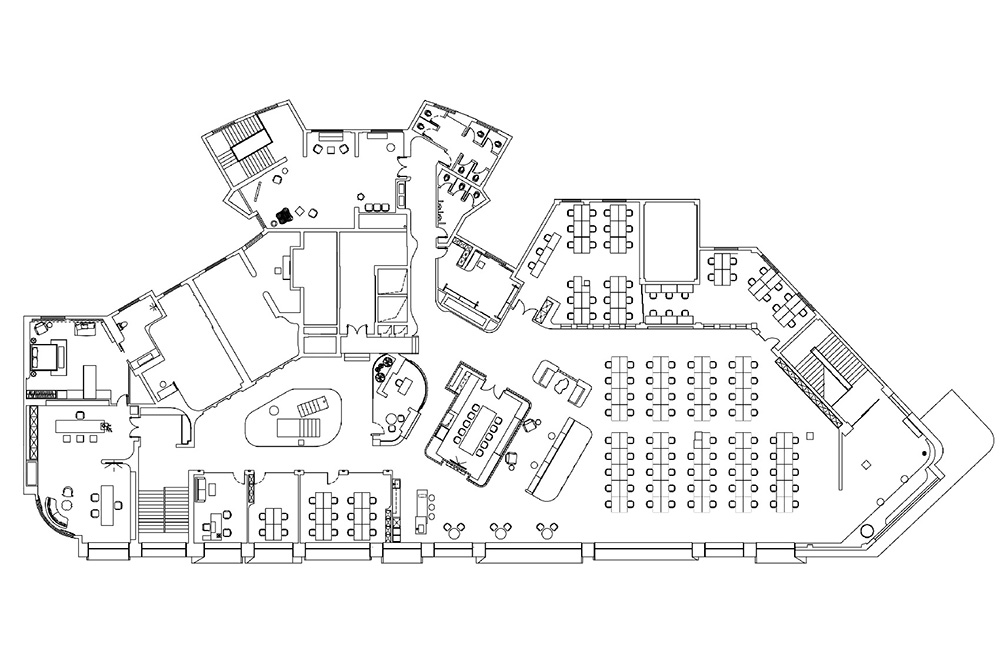 辦公室平面布局規(guī)劃設計圖