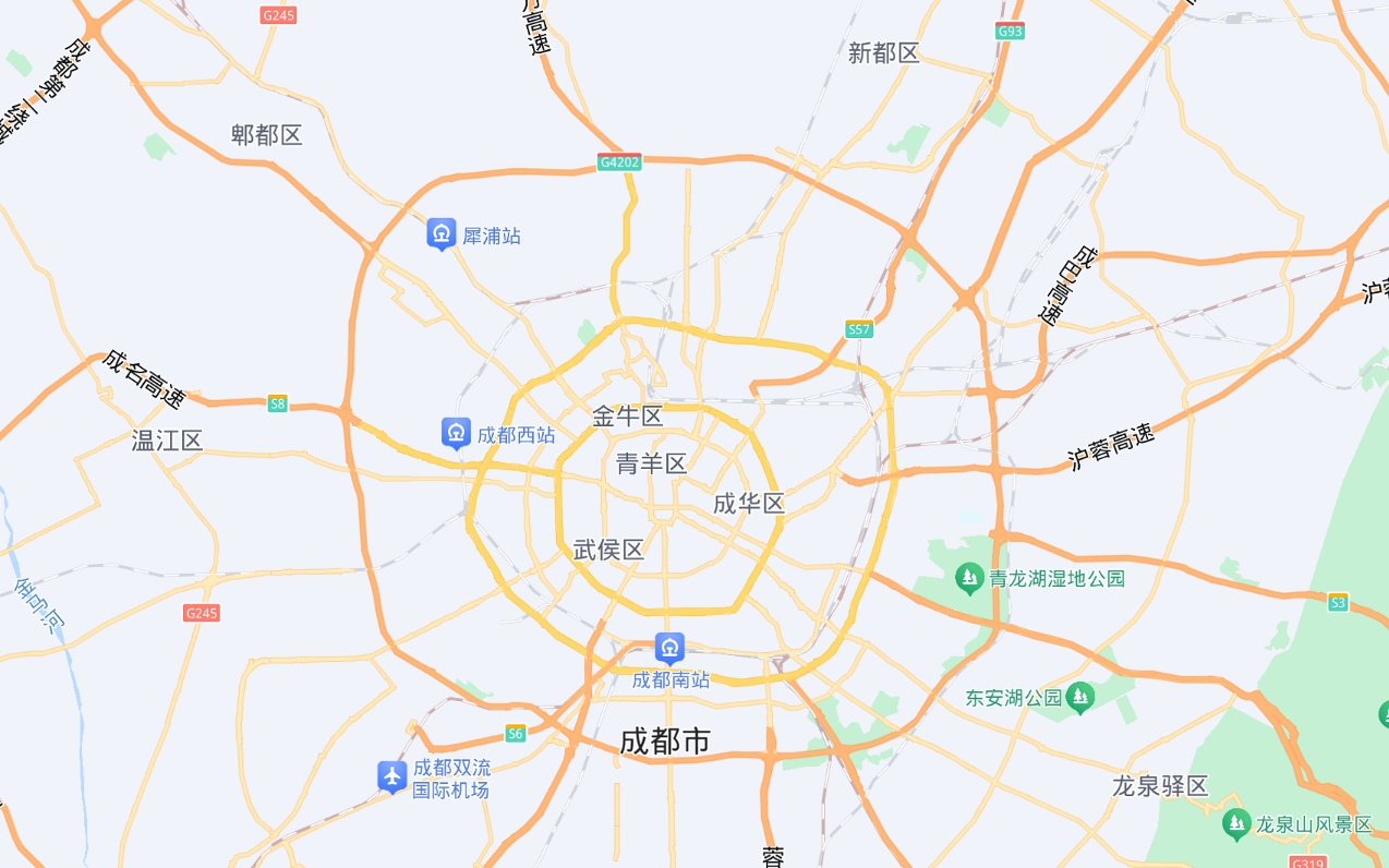 成都市轄12個區(qū)、5個縣級市以及3個縣