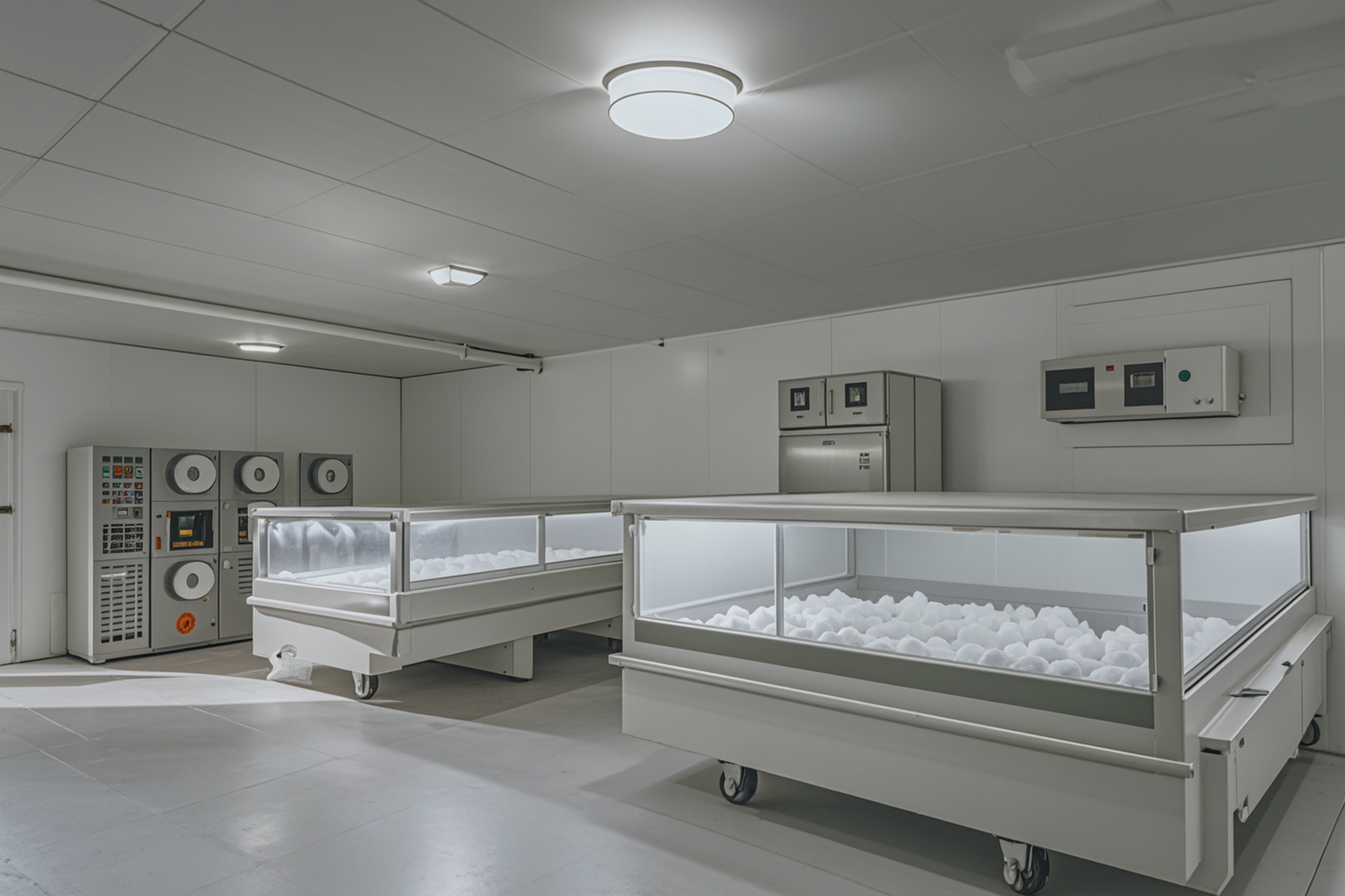 食品工業(yè)廠房裝修之冷凍庫(kù)圖片