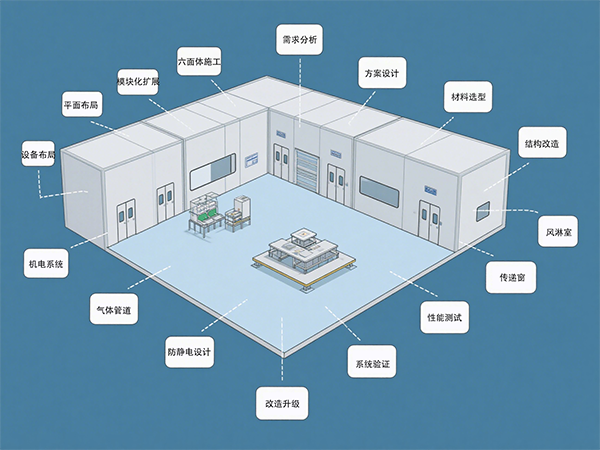 潔凈廠房裝修全鏈條服務