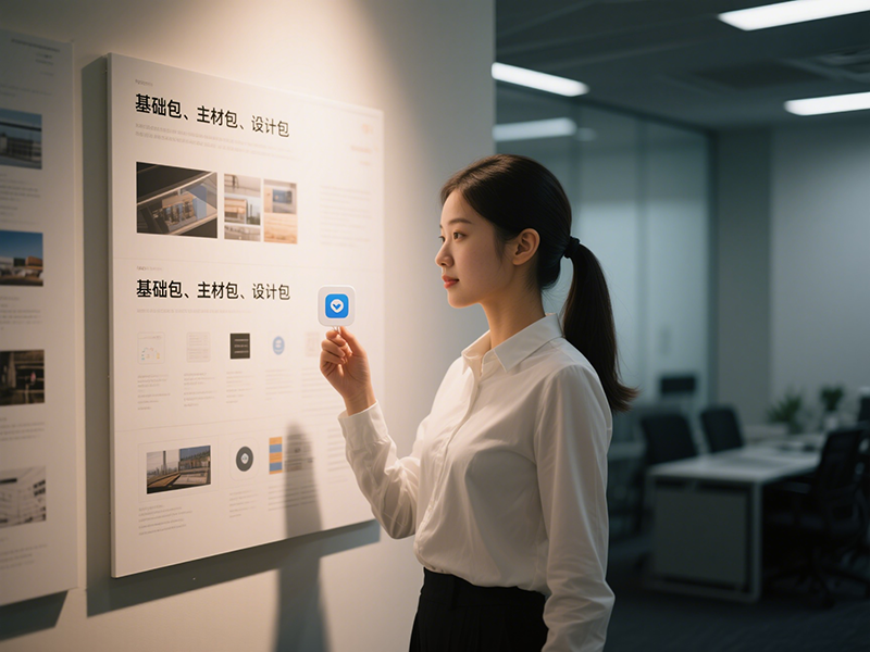 辦公室裝修基礎(chǔ)包、主材包、設(shè)計(jì)包