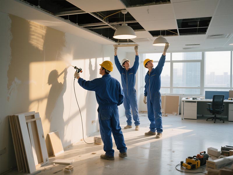 辦公室復(fù)原裝修