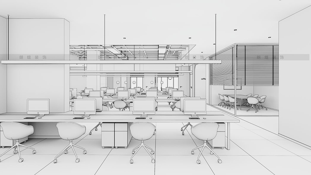 辦公室場(chǎng)景建模設(shè)計(jì)