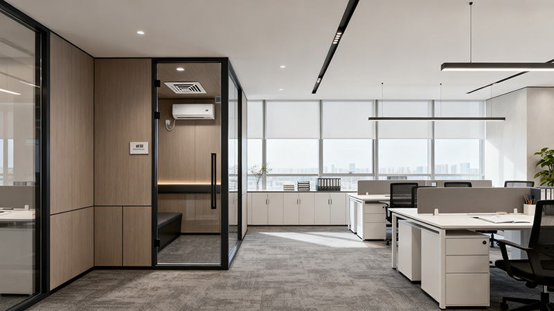 辦公室吸煙區(qū)裝修效果圖