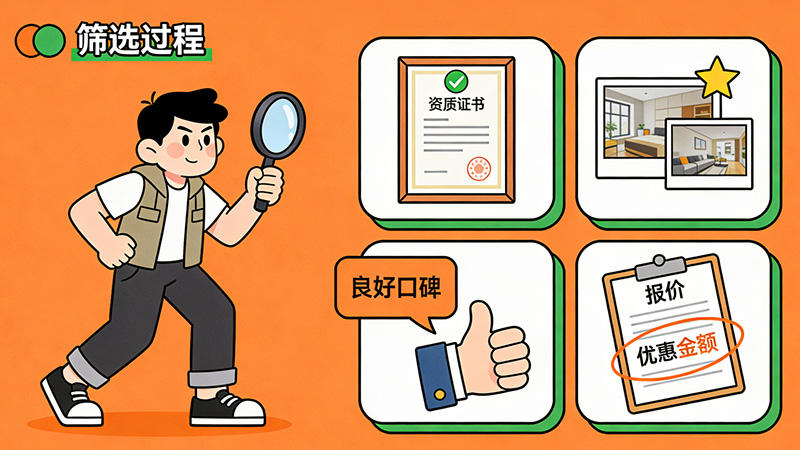 成都辦公室裝修公司資質(zhì)、口碑、案例、報價對比示意圖