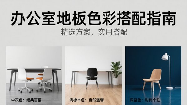 辦公室裝修地板選什么顏色好？掌握這些技巧不踩坑